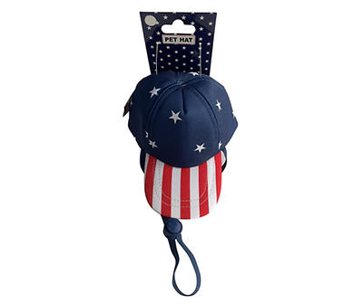 Pet Navy Stars & Stripes Baseball Hat