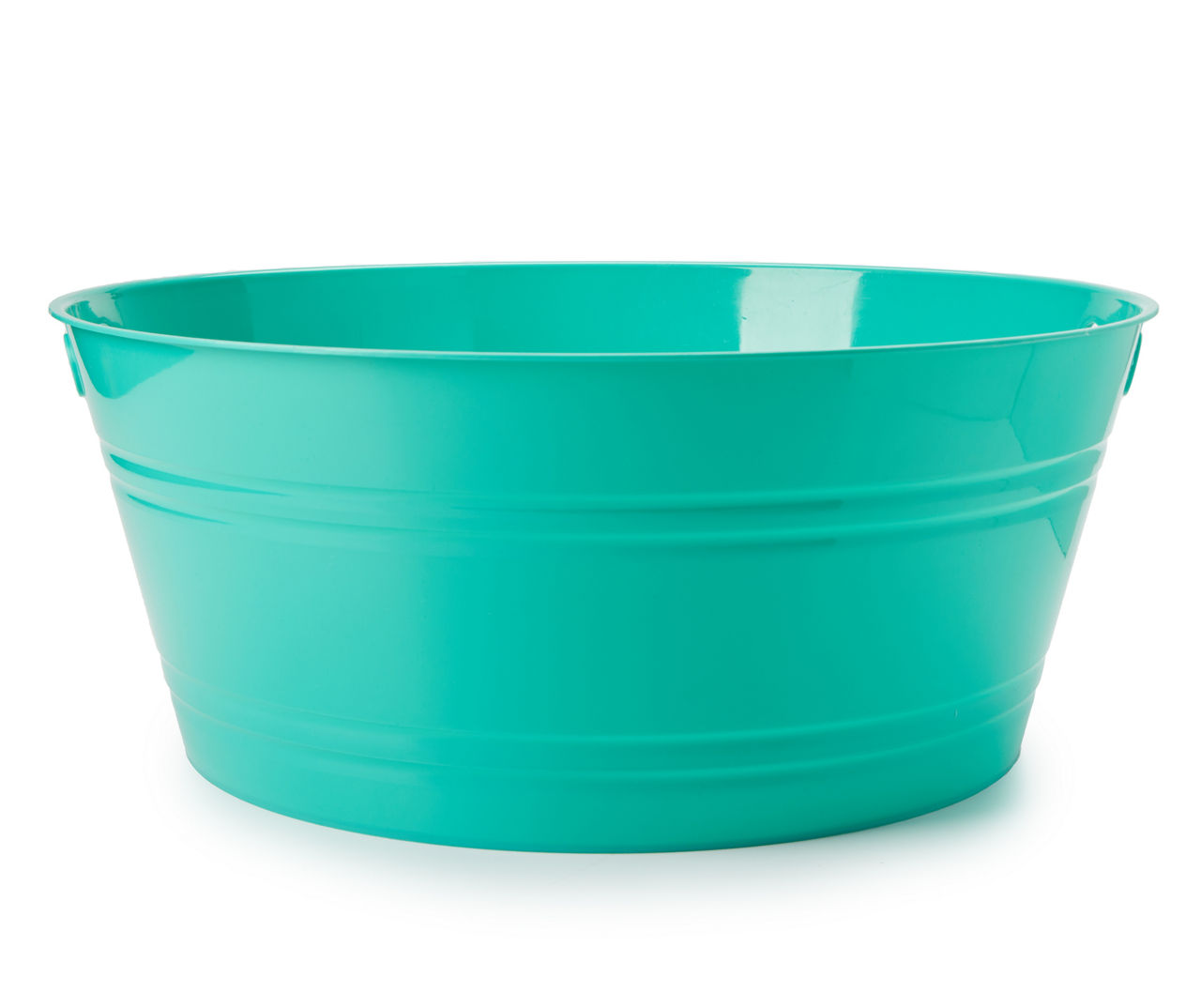 19.5" Turquoise Round Plastic Party Tub Big Lots
