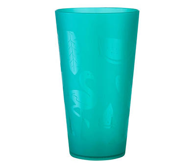 Turquoise Tropical Iced Tea Plastic Cups, 4-Pack