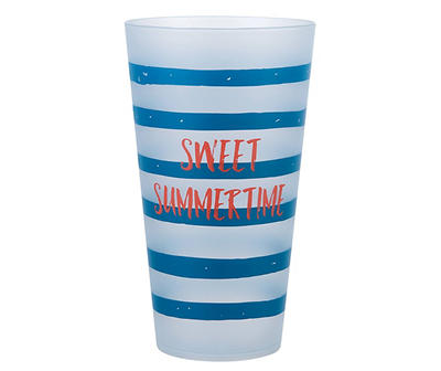 "Sweet Summertime" Iced Tea Plastic Cups, 4-Pack