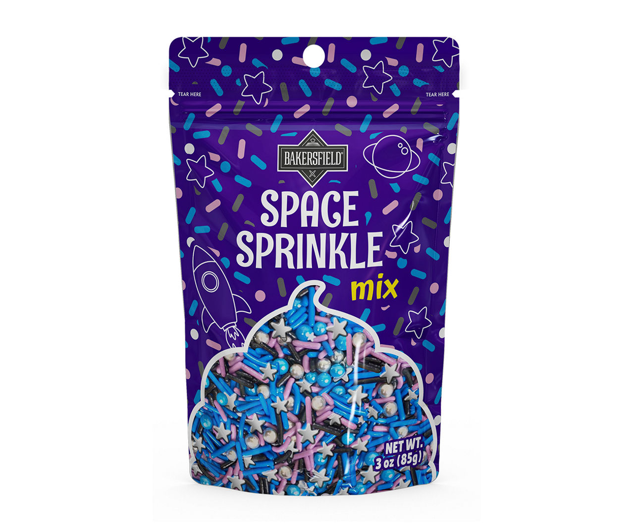 Bakersfield Bakersfield Space Sprinkle Mix, 3 Oz. Big Lots