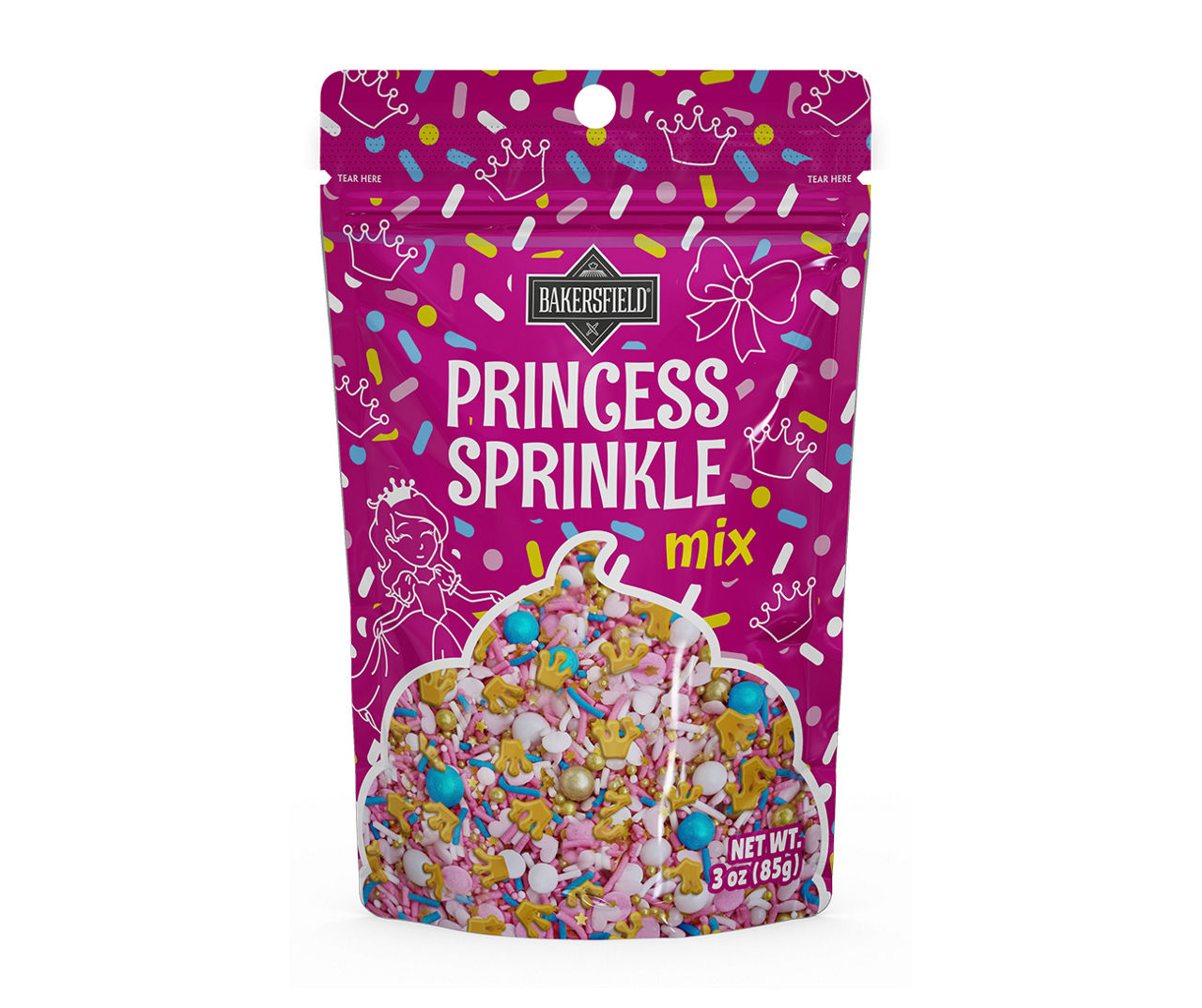 Bakersfield Bakersfield Princess Sprinkle Mix, 3 Oz. Big Lots