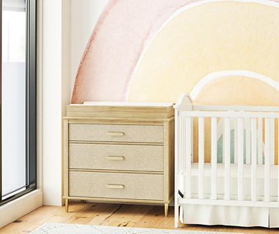 Shiloh Natural Brown Changing Table Topper