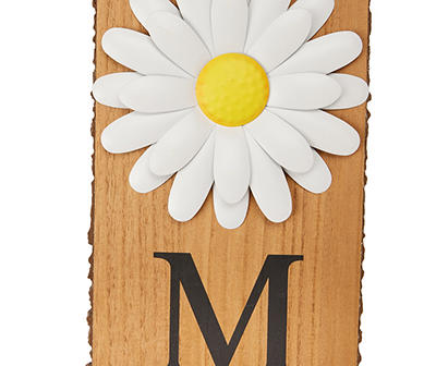 "Home Sweet Home" Daisy Vertical Hanging Wall Decor