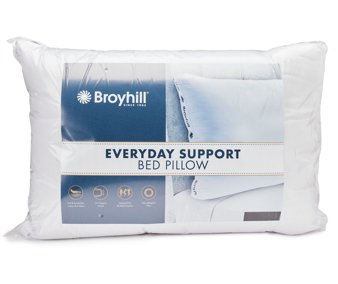 Broyhill Everyday Support White Standard Pillow