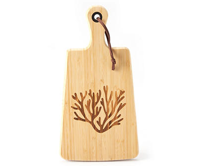 Coral Bamboo Serving Board