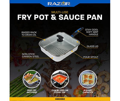 Multi-Use 4-Quart Fry Pot & Sauce Pan