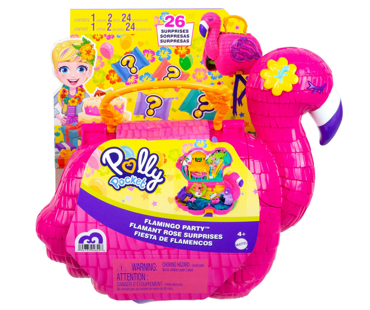 polly pocket flamingo