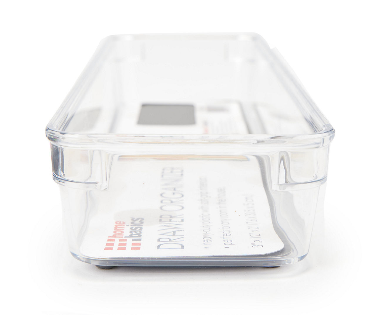 Clear Drawer Organizer, (3" x 12")