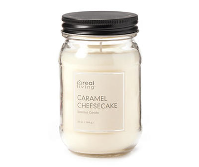 Caramel Cheesecake Mason Jar Candle, 10 oz.