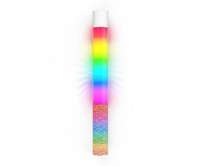 Glitter Rainbow Speaker LED Wand