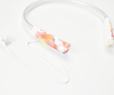 Rainbow Splash LED Neckband Wireless Earbuds