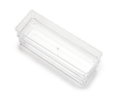 Clear Plastic Organizers, 2-Pack