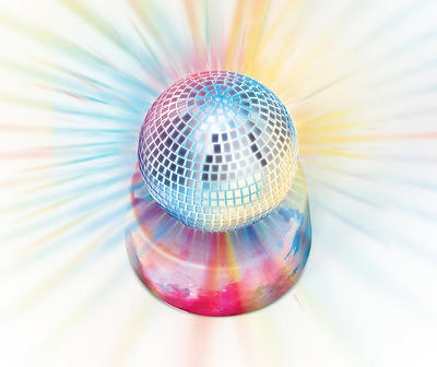 Rainbow Splash Disco Ball LED Wireless Speaker