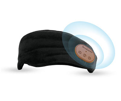 Plush Sleep Mask with Bluetooth Speaker