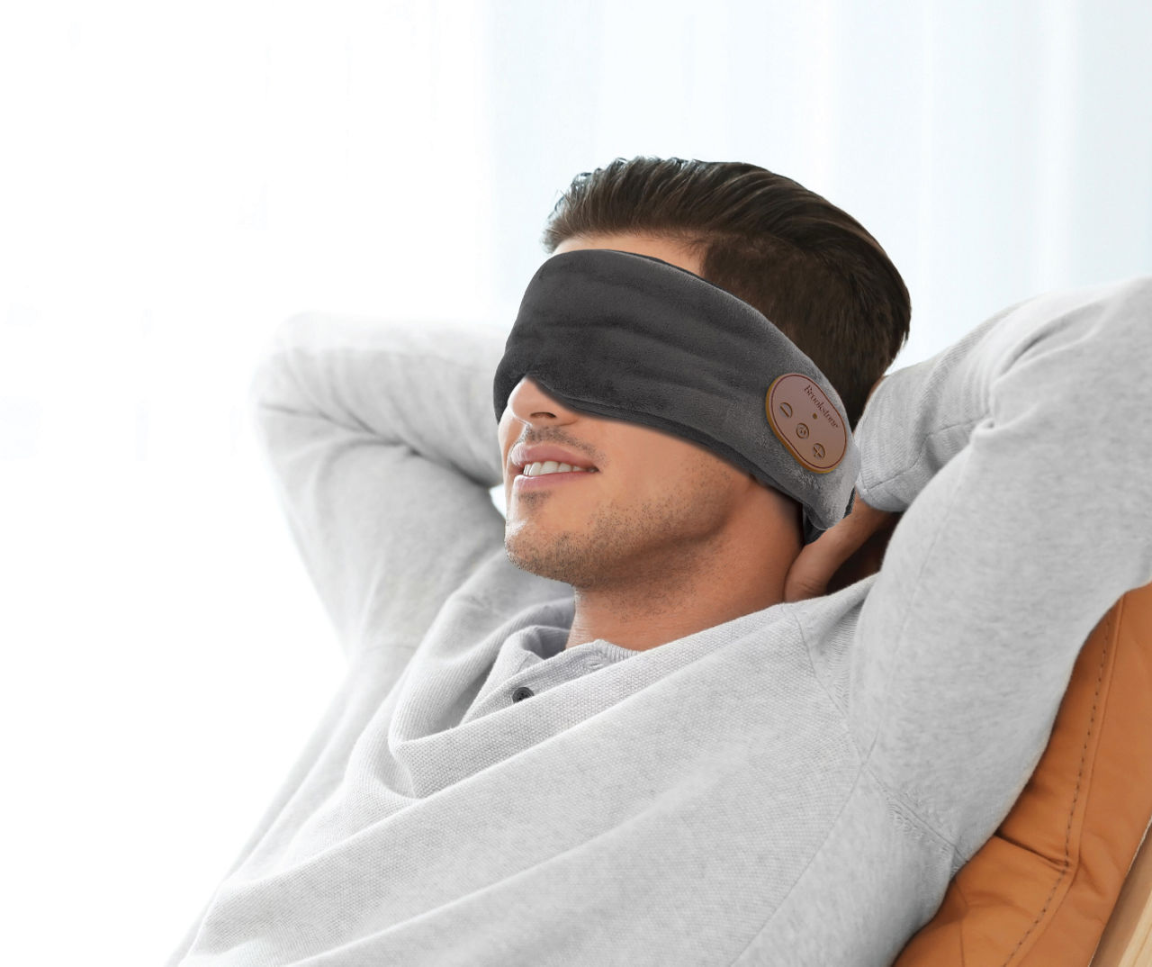Black Plush Sleep Mask Bluetooth Speaker | Big Lots