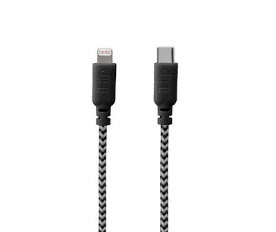 Lightning to USB-C 6' Braided Cable