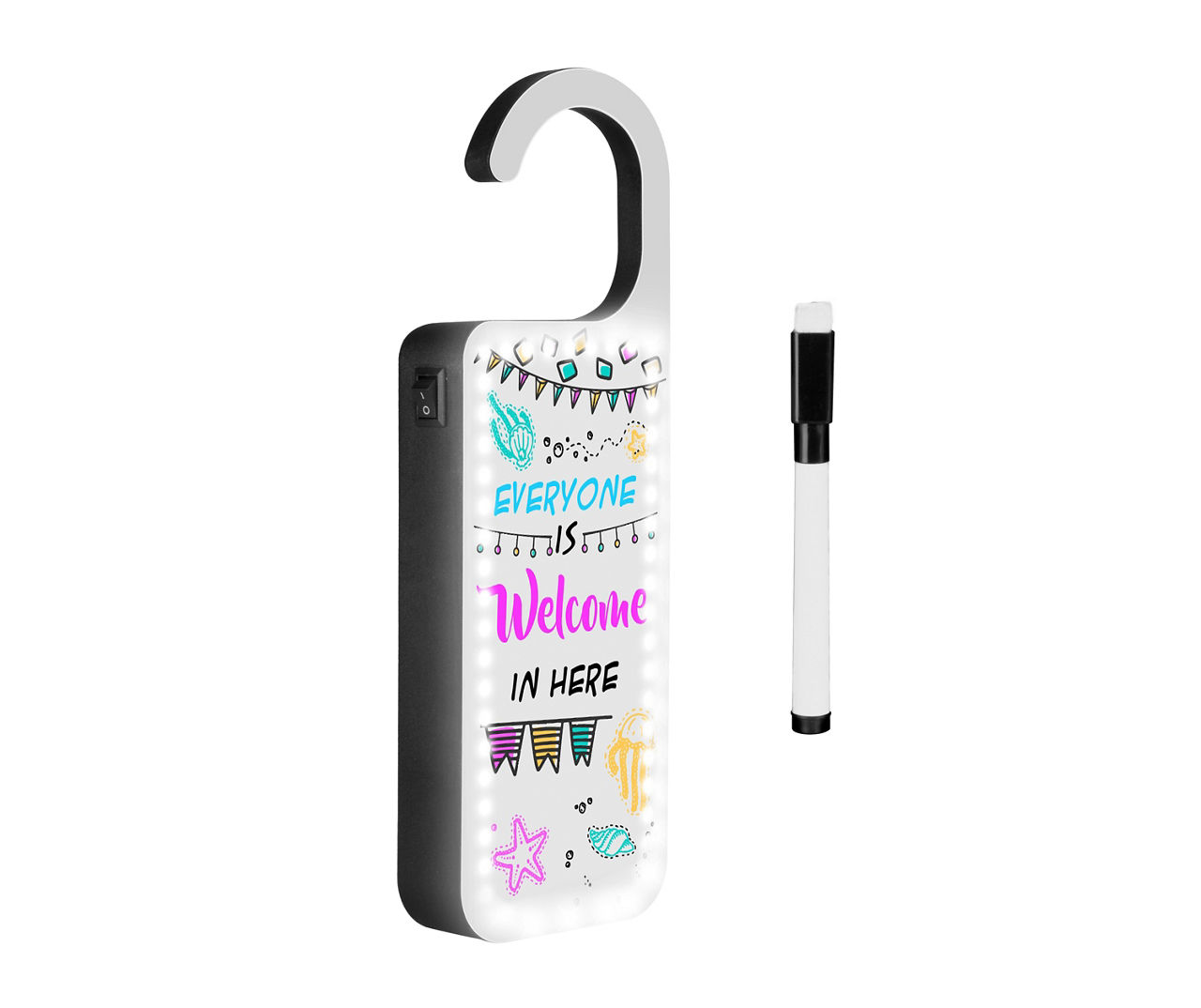 iHip LED Dry Erase Doorknob Hanger Big Lots