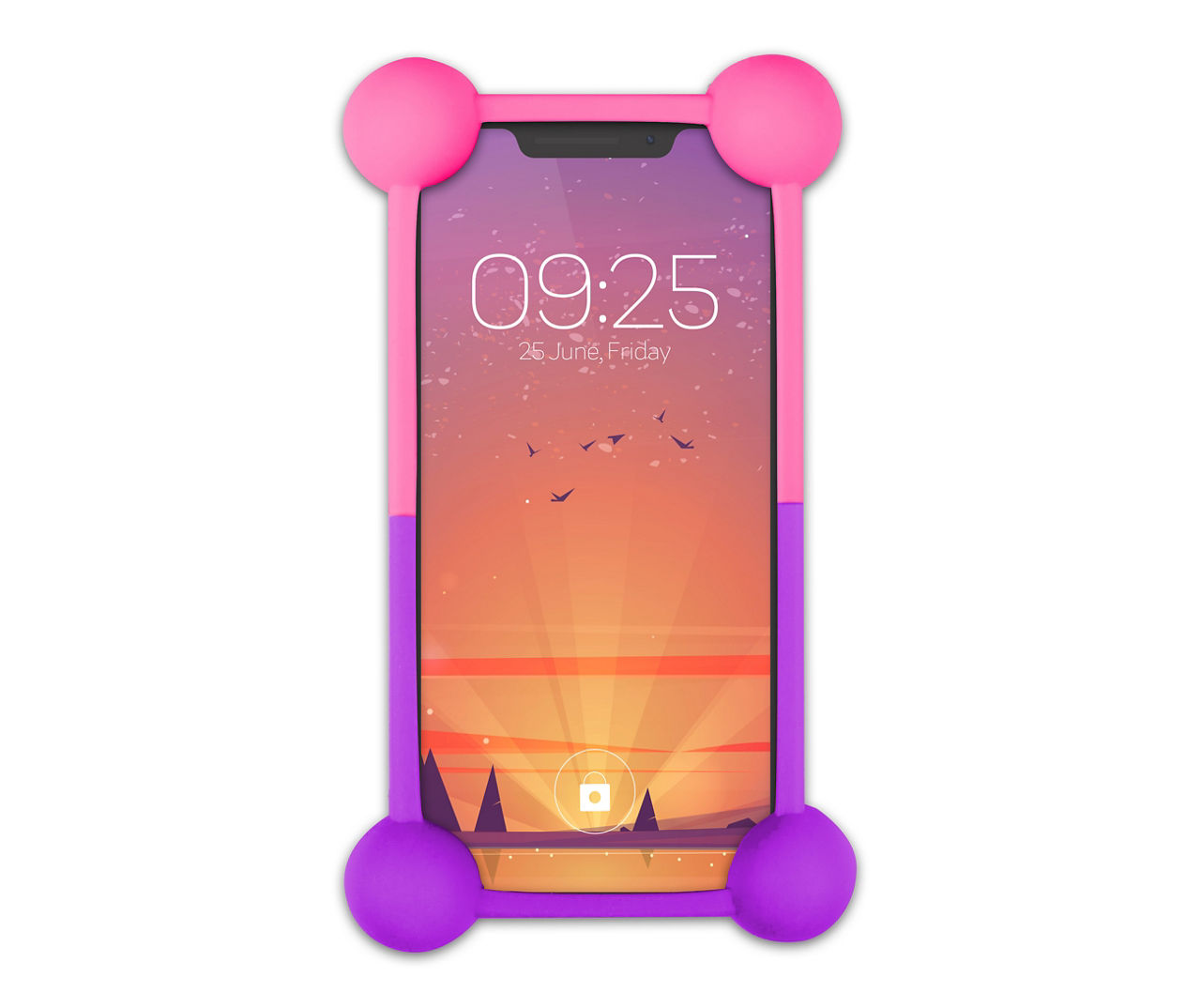 iHip Pink Purple LED Phone Case Protector Big Lots