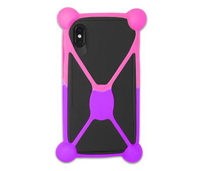 Pink & Purple Bumpin’ LED Silicone Phone Case Protector