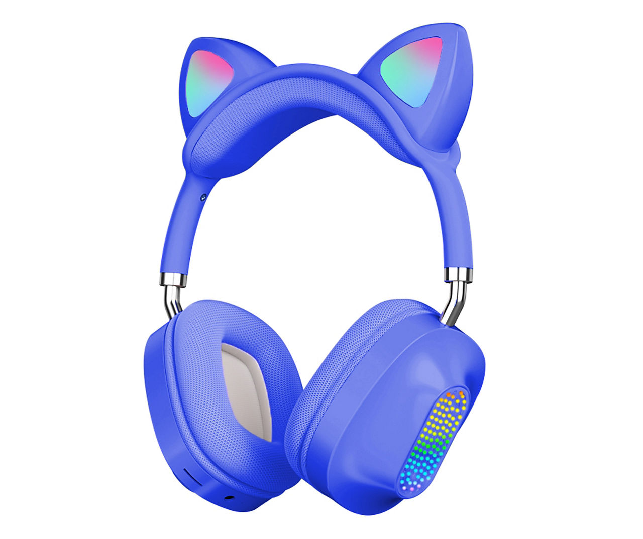 iHip Blue LED Bluetooth Cat Headphones | Big Lots