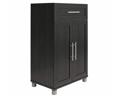 Evolution Camberly Black Oak 2-Door Storage Cabinet