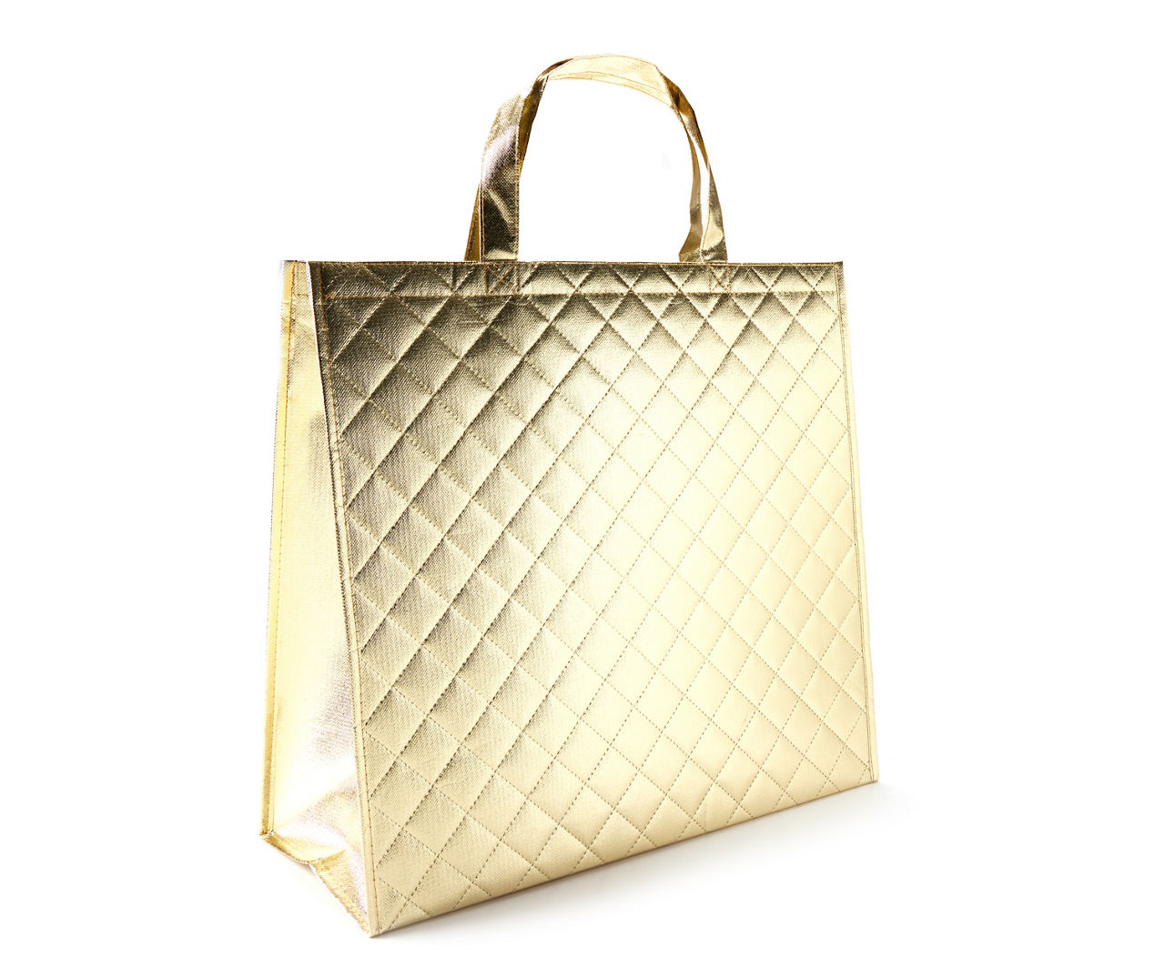 OccasionALL- Gold Gift Bags Large Gold Reusable Gift Bag Tote with