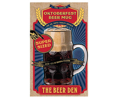 Dimpled Oversize Beer Stein, 44 oz.