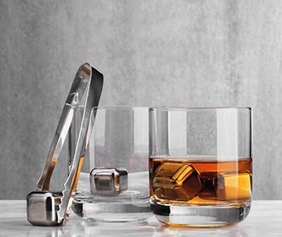 Clear 7-Piece Whiskey Glass Set