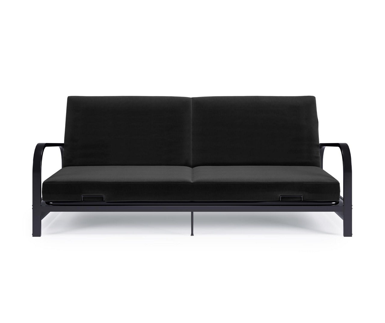 Black on sale microfiber futon