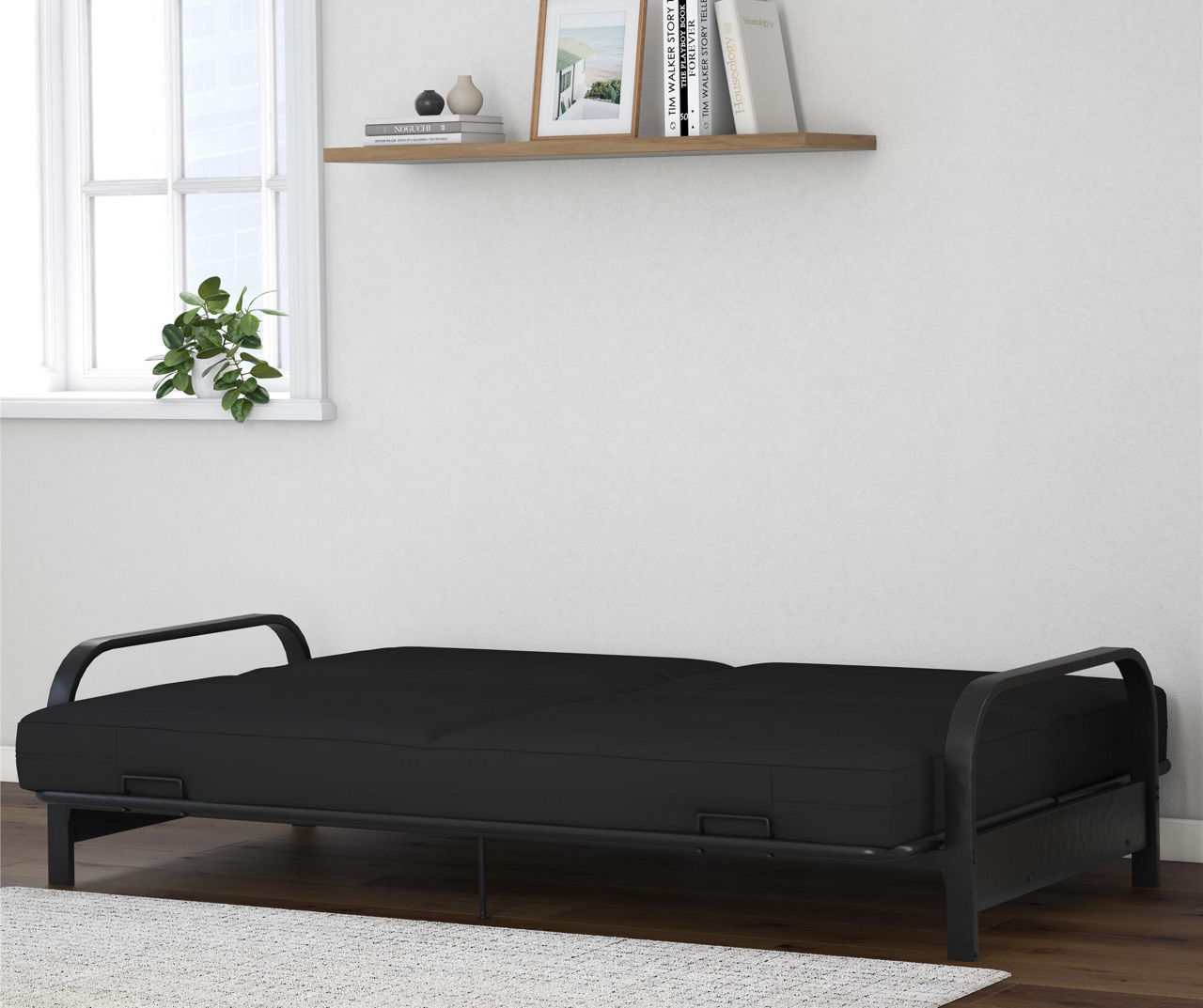 Black futon deals mattress big lots