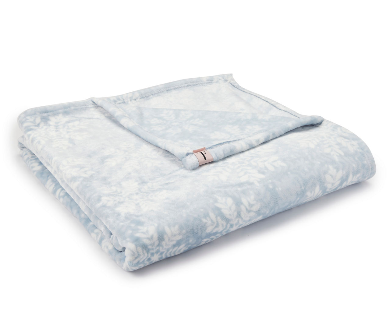 Thalia Blue & White Snowflake Throw, (50" x 70")