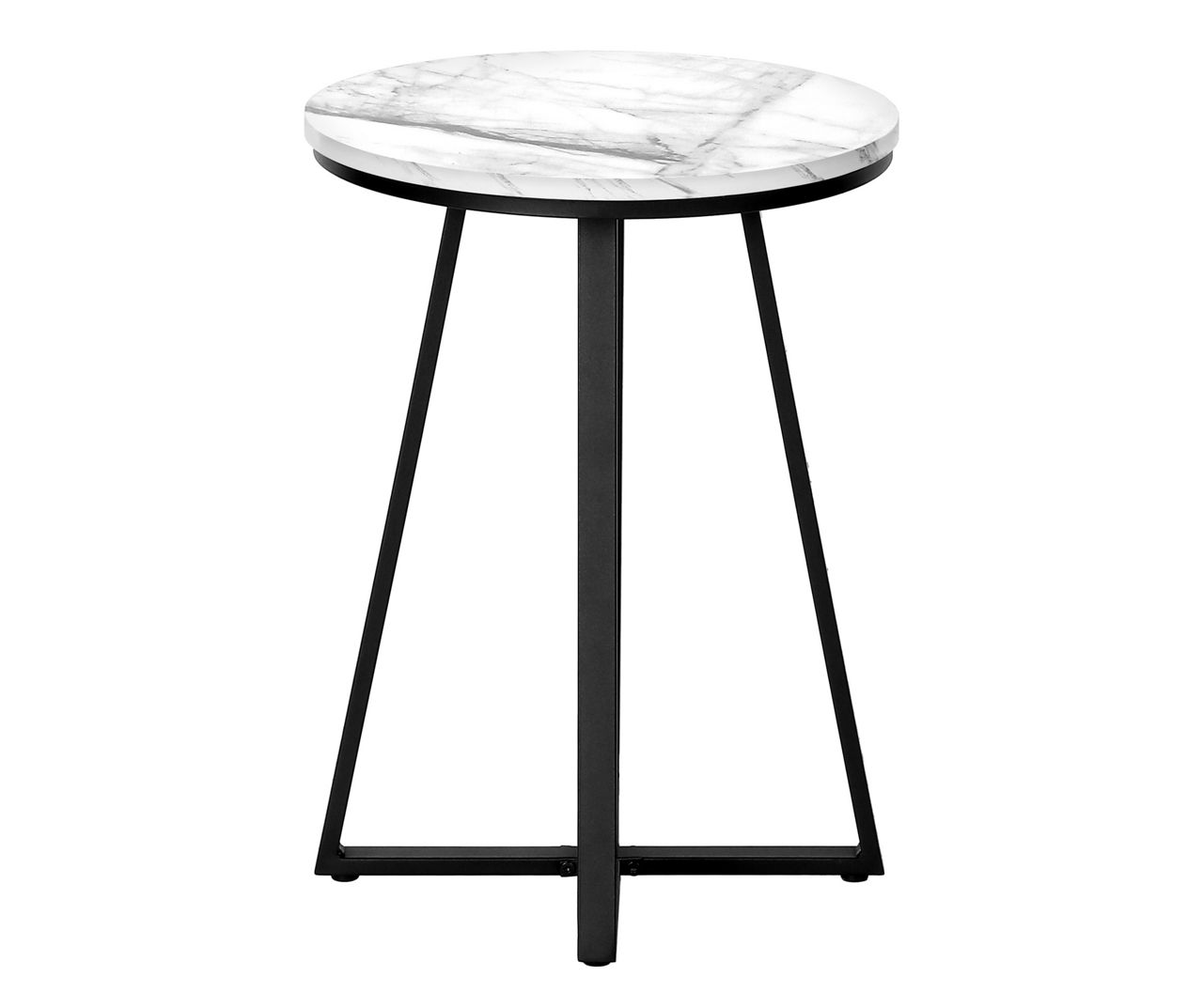 Monarch Monarch Faux Marble & Metal Accent Table Big Lots