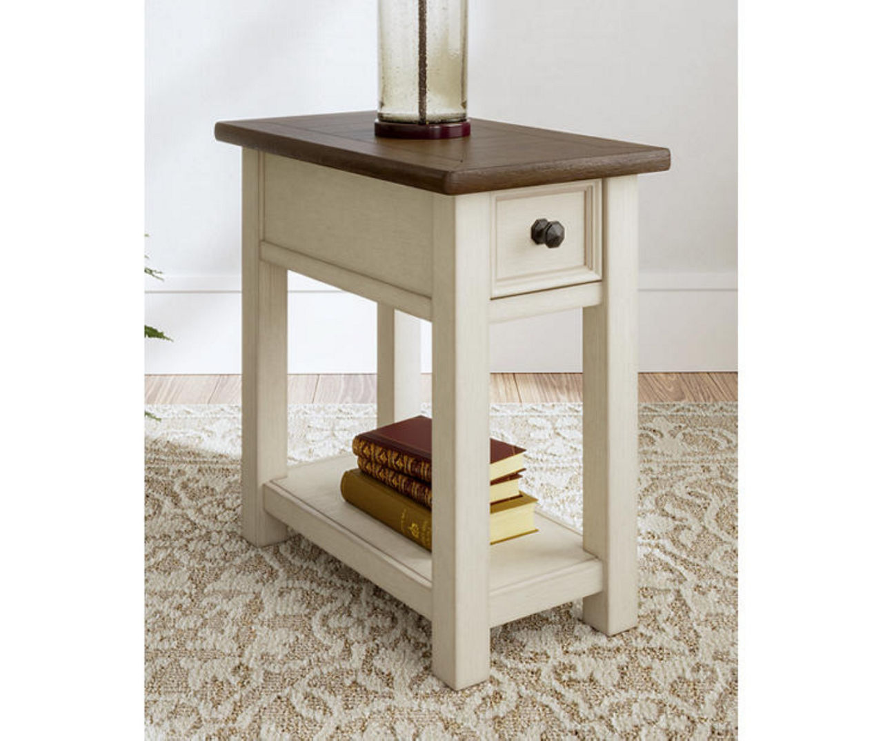 Signature Design By Ashley Bolanburg Chairside End Table with USB