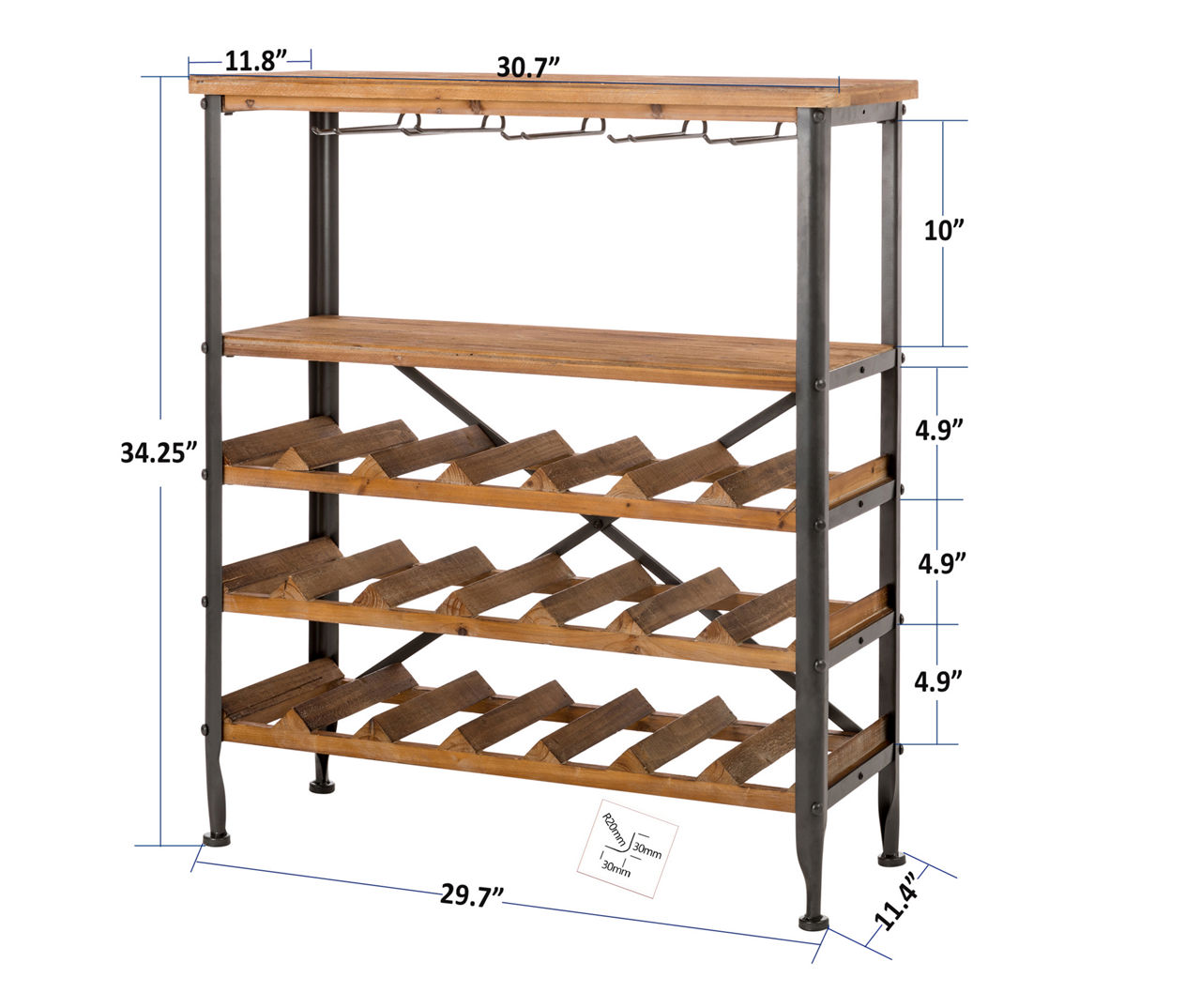 Big Lots - Use a wine rack in your bathroom to store your bath