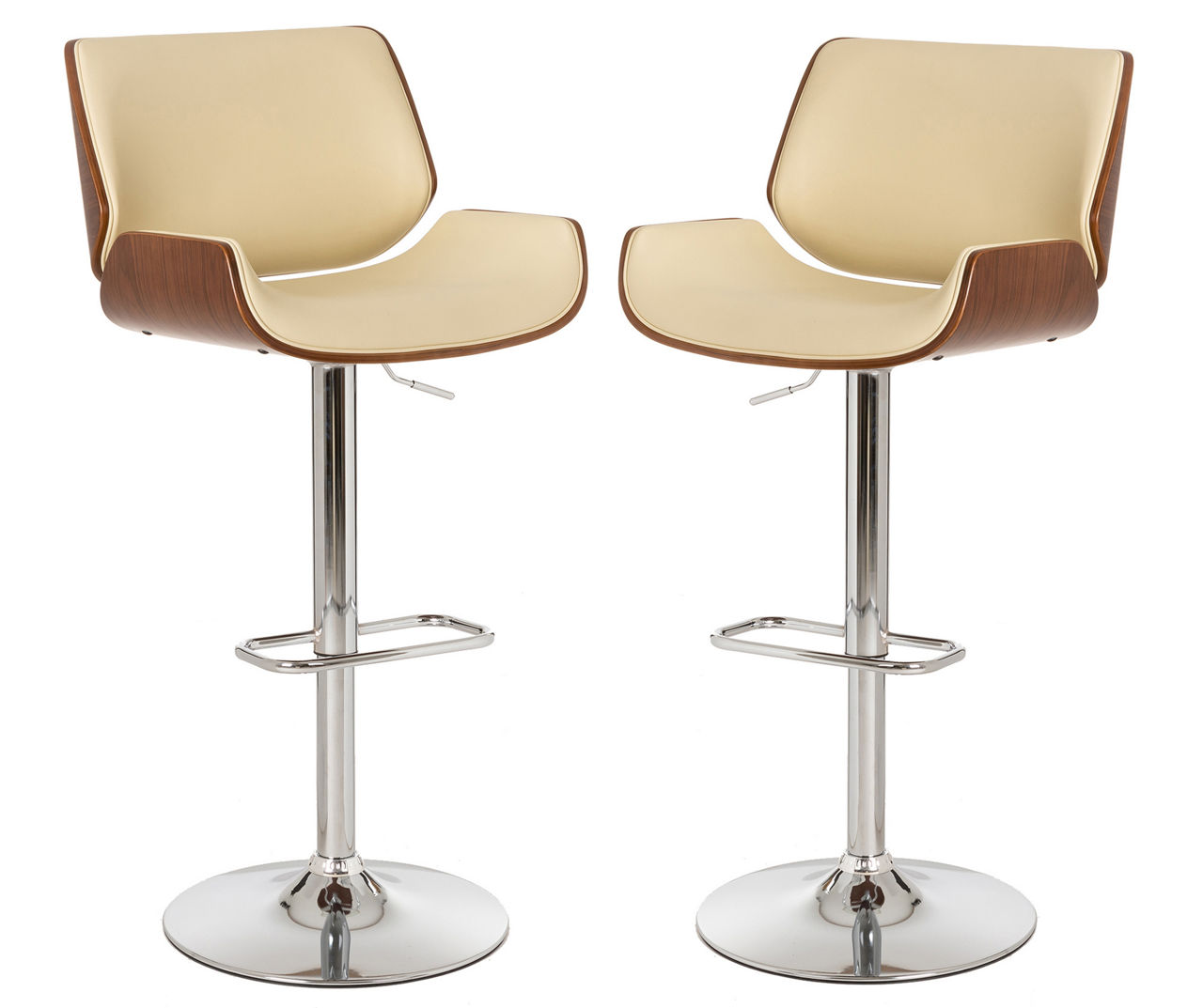 Mid century modern discount adjustable bar stools