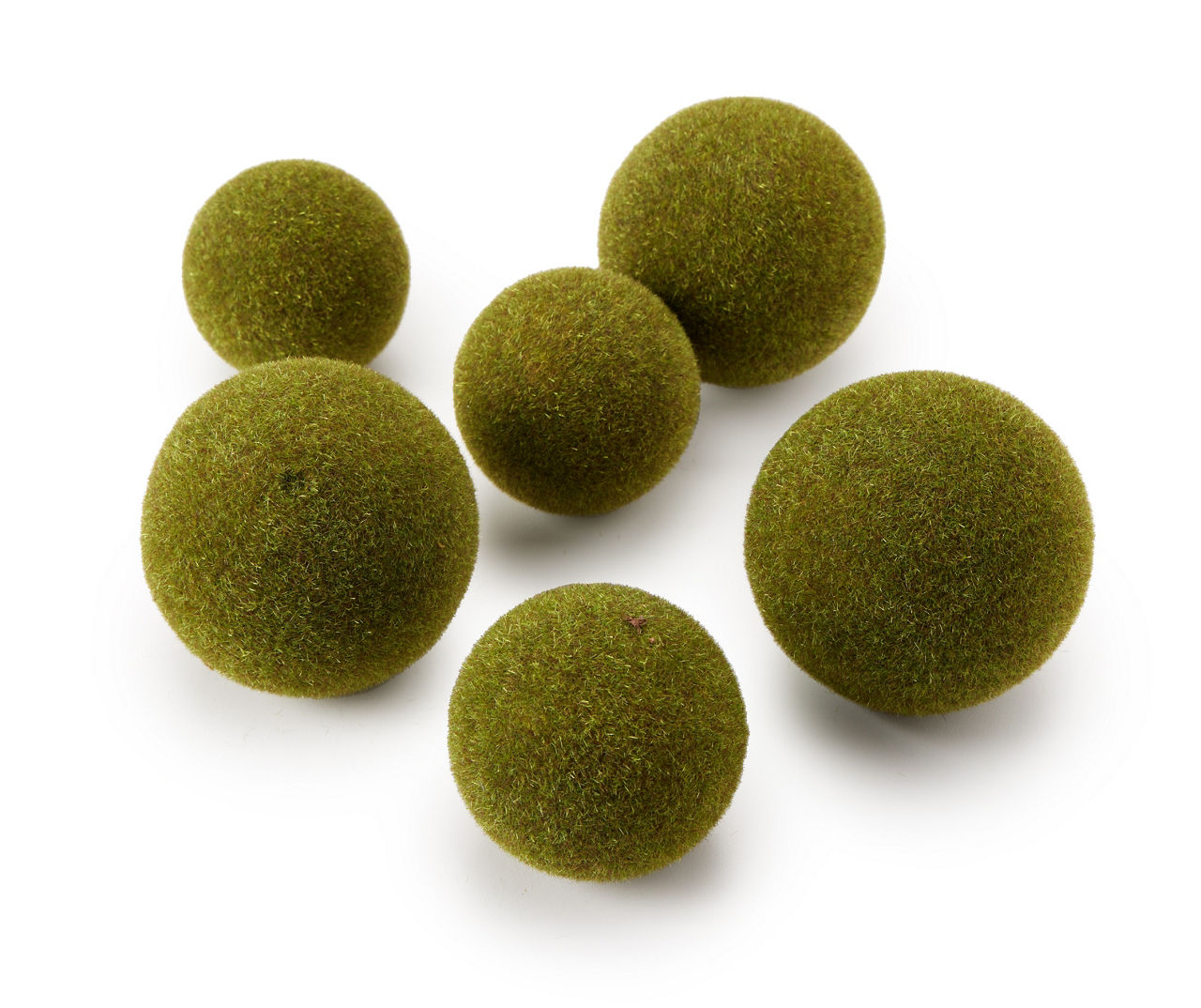 Best Deal for Ka Home Decorative Green Moss Balls Set of 6