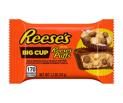 Puffs Cereal Peanut Butter Cup, 1.2 Oz.