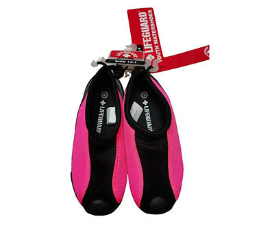 Lifeguard Toddler Pink & Black Water Shoe