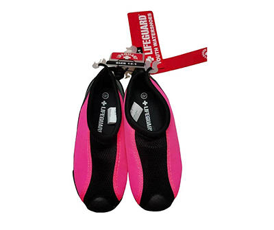 Lifeguard Kids' Pink & Black Water Shoe