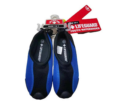 Lifeguard Kids' Blue & Black Water Shoe