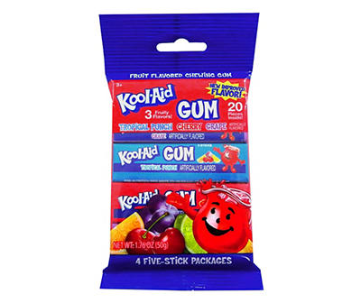 Flavored Chewing Gum, 4-Pack