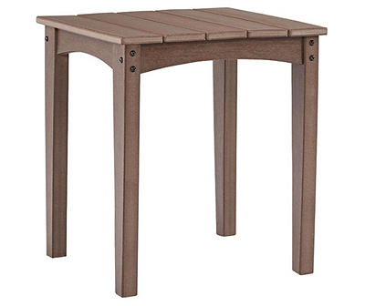 Emmeline Wood Look End Table
