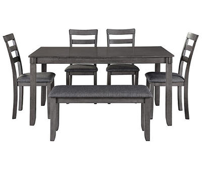 Bridson 6-Piece Dining Set with Bench