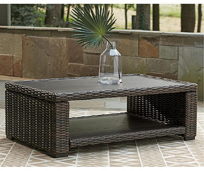 Grasson Lane All-Weather Wicker Patio Coffee Table