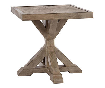 Beachcroft Wood Look Patio End Table