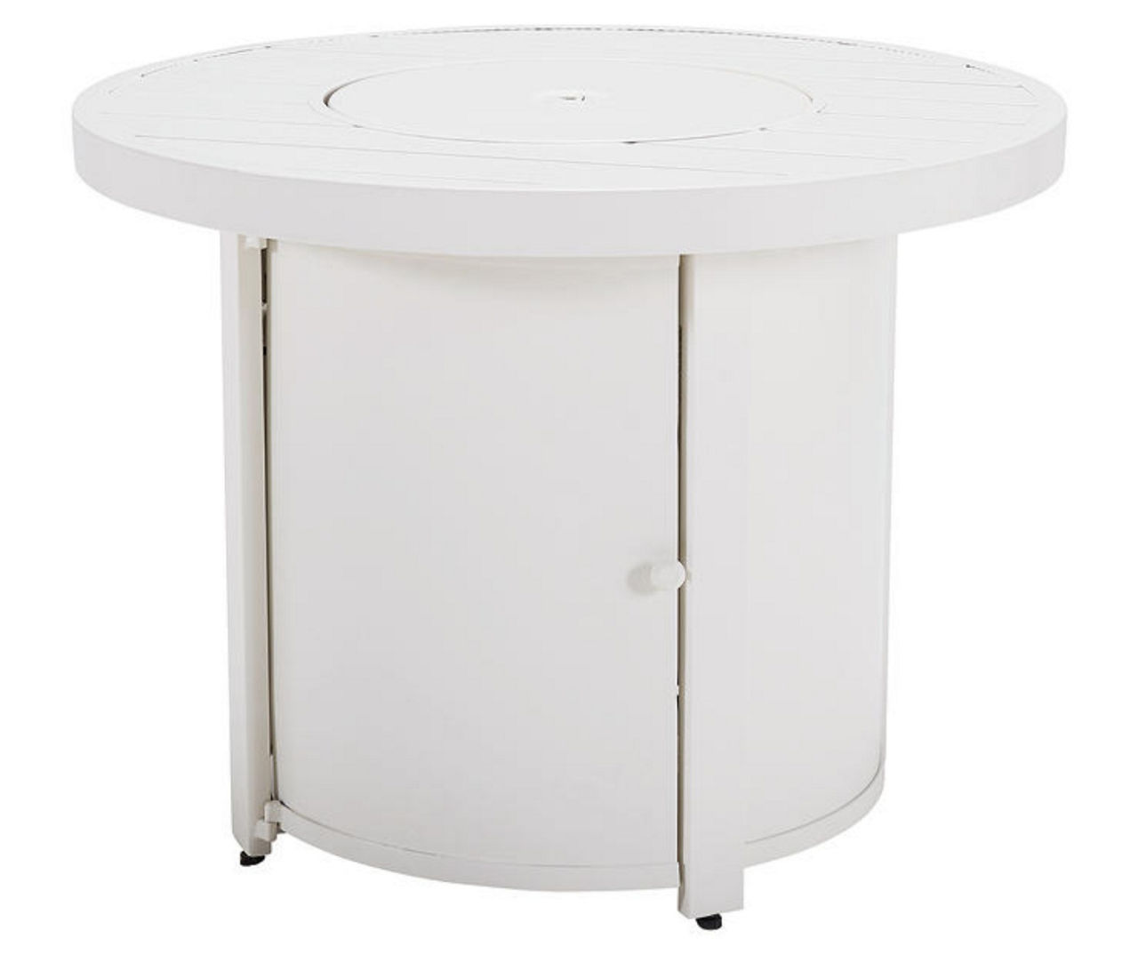 32" Sundown Treasure White Gas Fire Pit Table