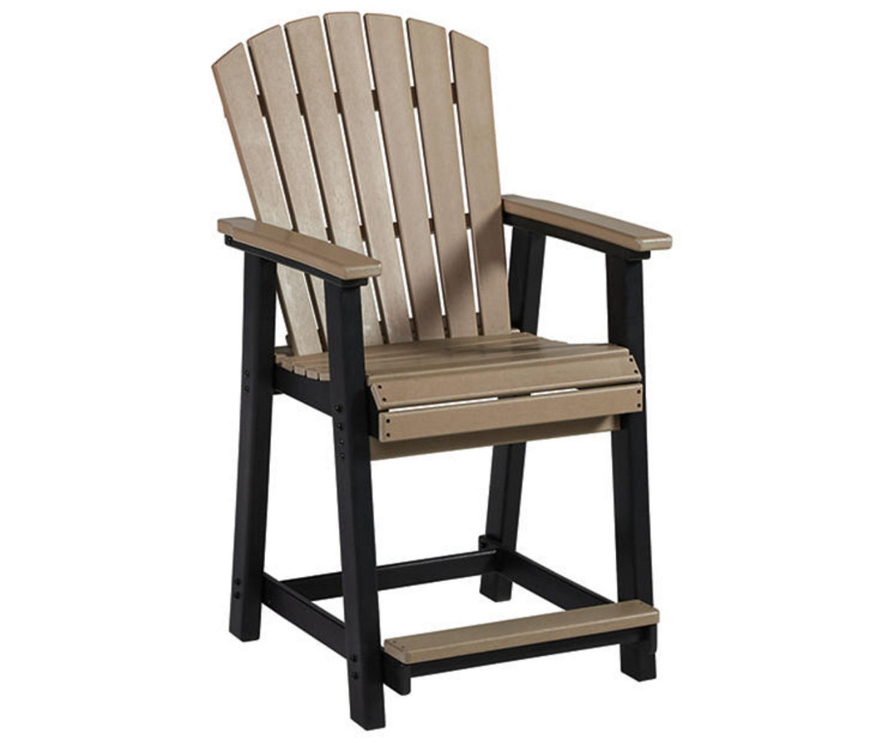 Fairen Trail Wood Look Patio Dining Counter Stools, 2-Pack