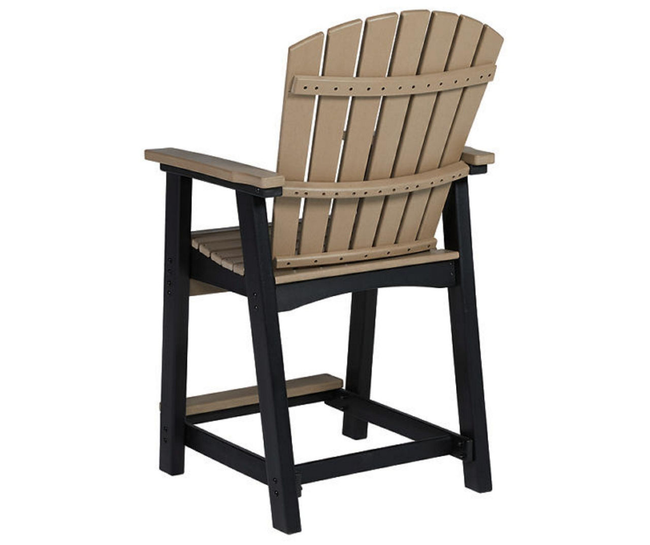 Fairen Trail Wood Look Patio Dining Counter Stools, 2-Pack