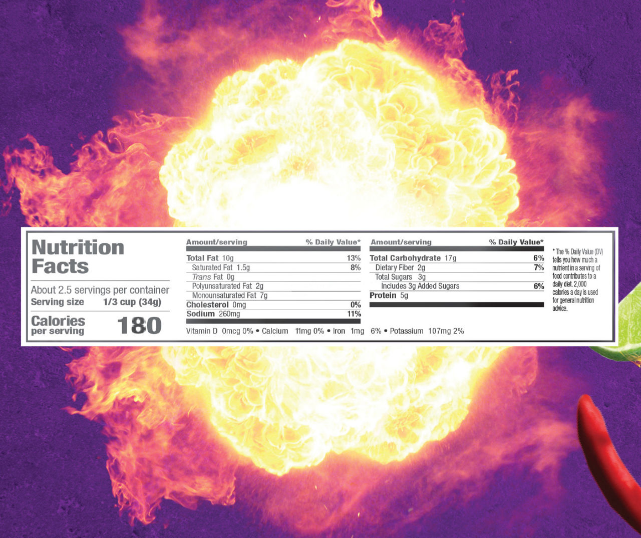 Takis Hot Nuts Flare Double Crunch Peanuts, 3.2 Oz.